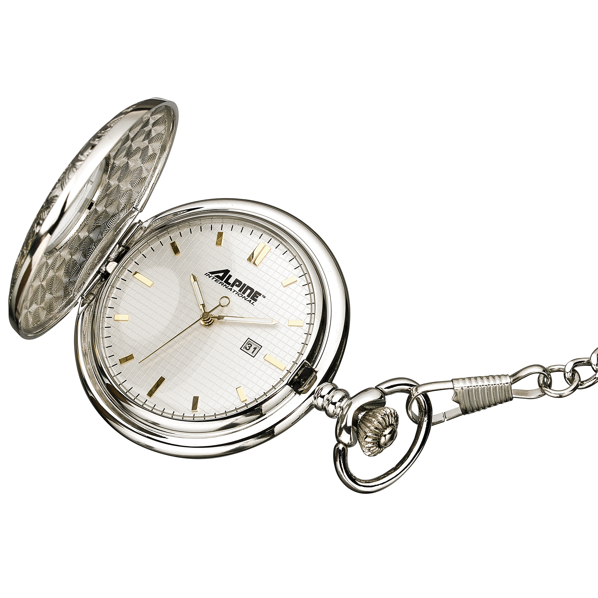 Alpine Quartz Pocket Watch - Two Tone