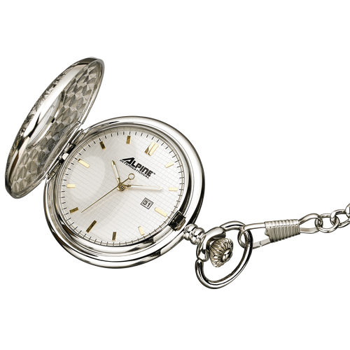 Alpine Quartz Pocket Watch - Two Tone