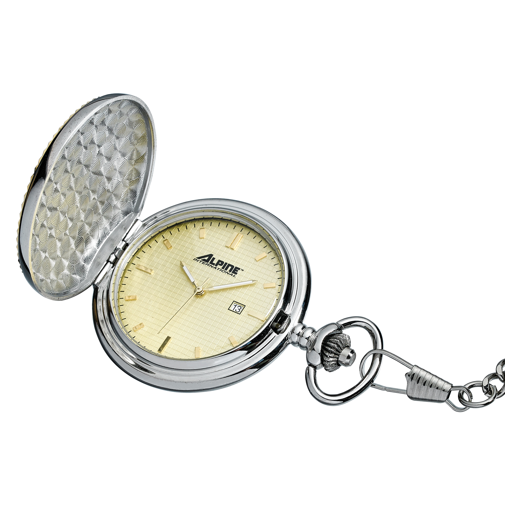 Alpine Quartz Pocket Watch - Two Tone