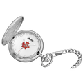 Alpine Quartz Pocket Watch - Silver with Maple Leaf