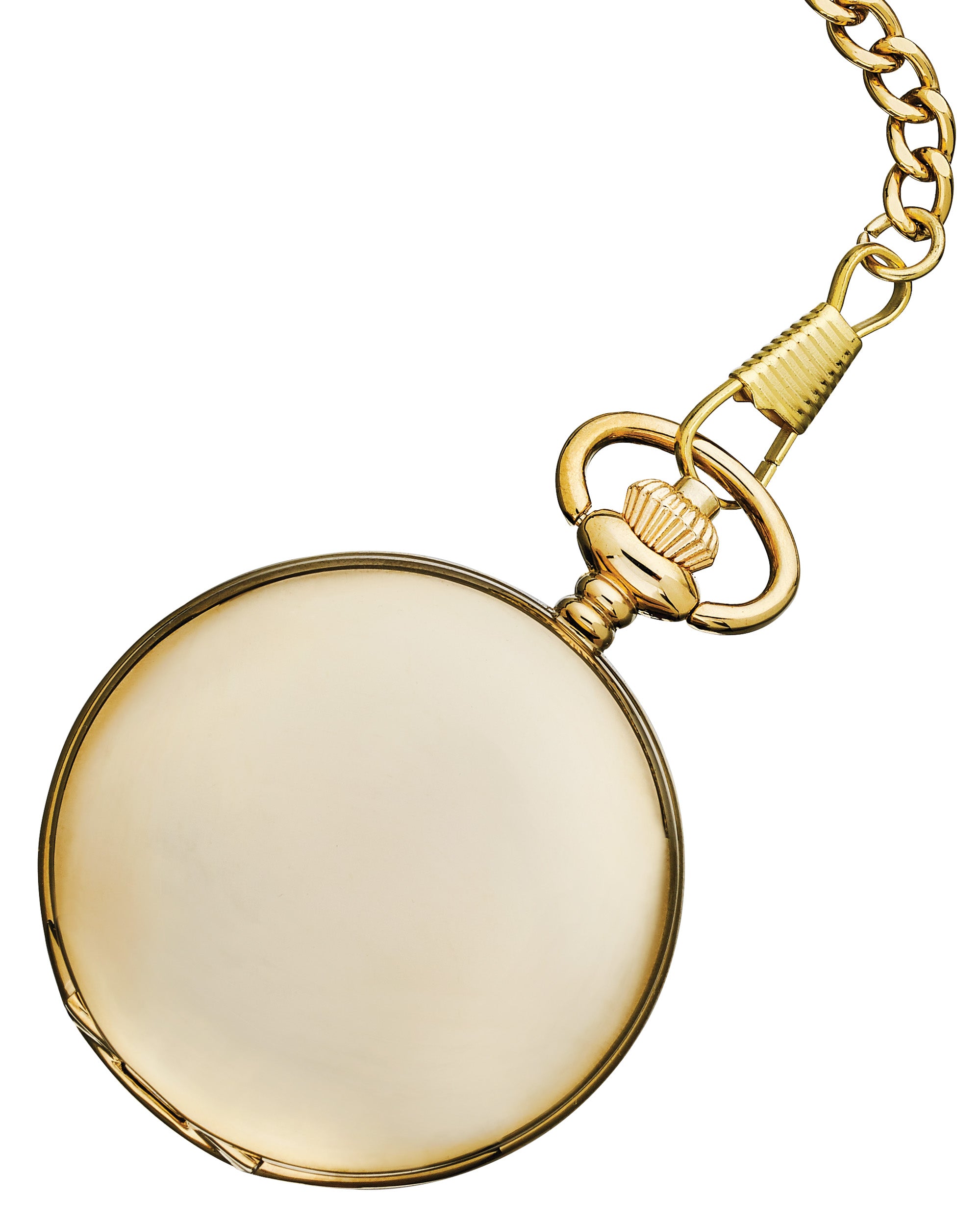 Alpine Quartz Pocket Watch - Gold Tone with Maple Leaf