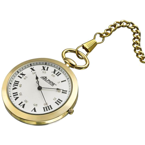 Alpine Quartz Pocket Watch - Gold Tone