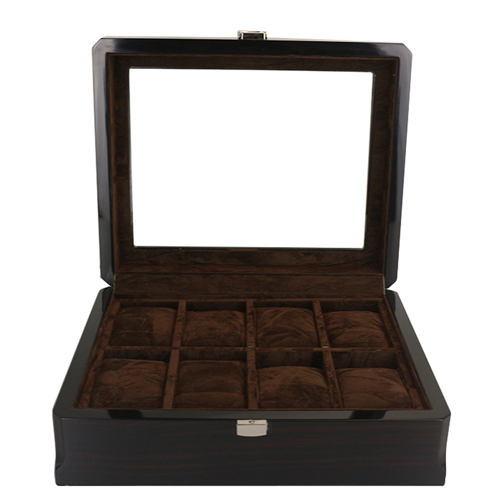 STRAPSCO - Legacy High Gloss Watch Box for 8 Watches
