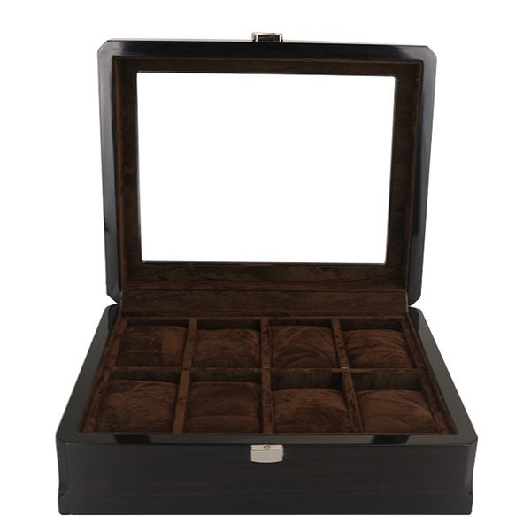 STRAPSCO Legacy High Gloss Watch Box for 8 Watches Halifax Watch