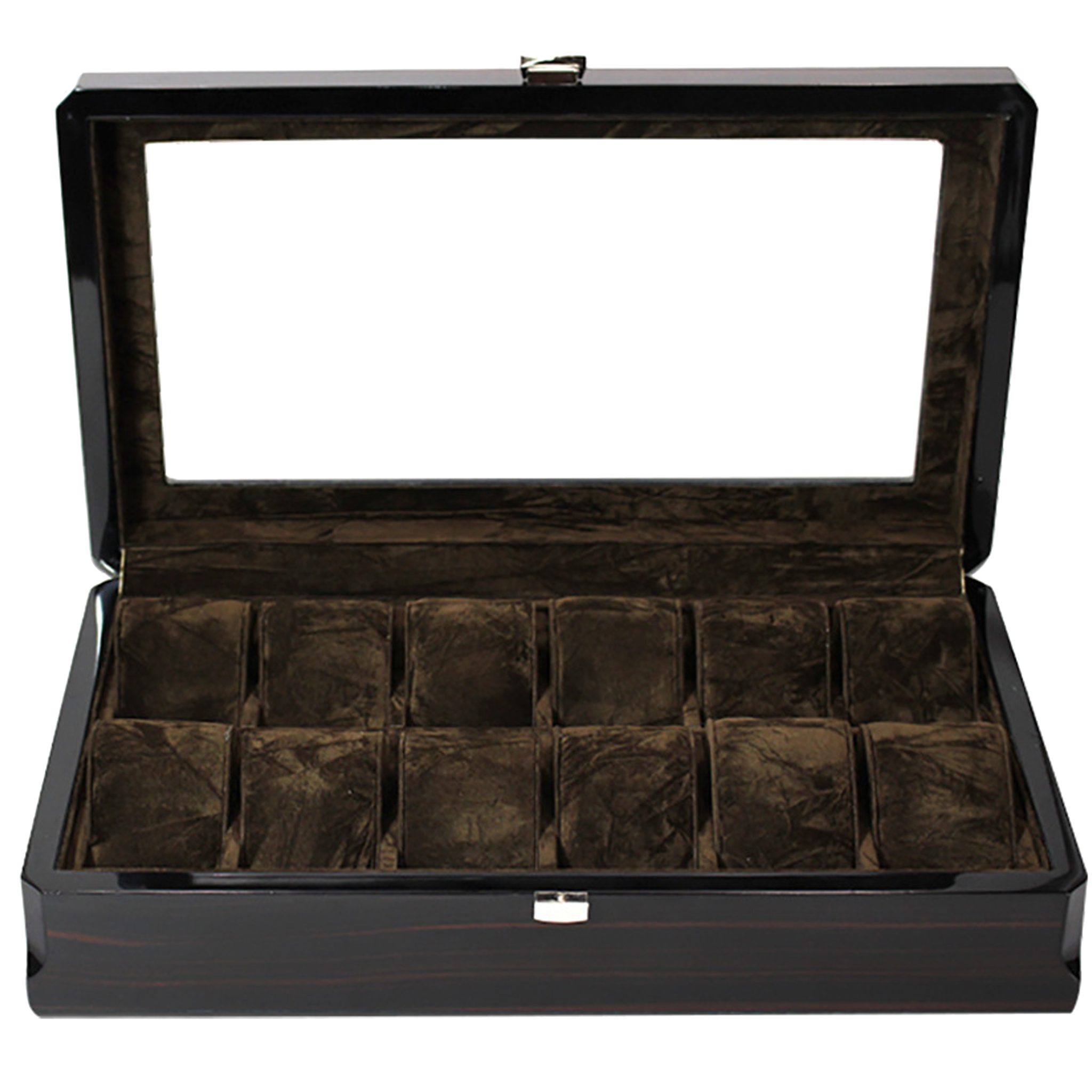 STRAPSCO - Legacy High Gloss Watch Box for 12 Watches