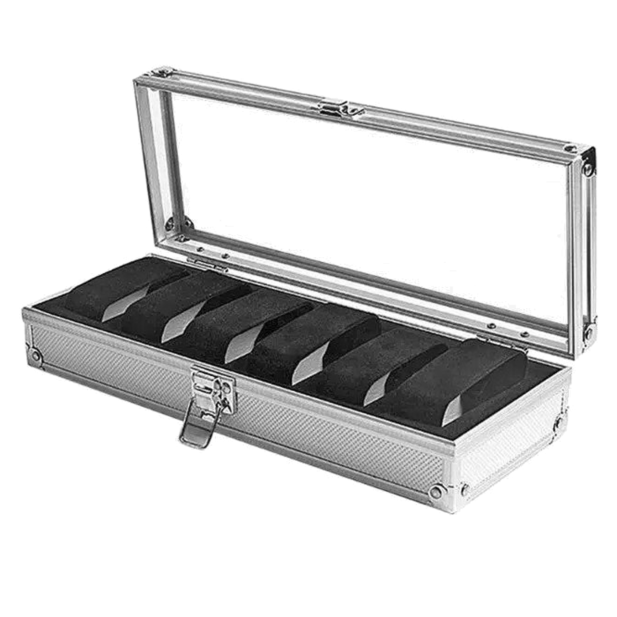 STRAPSCO - Aluminum Watch box for 6 Watches WB8.SS