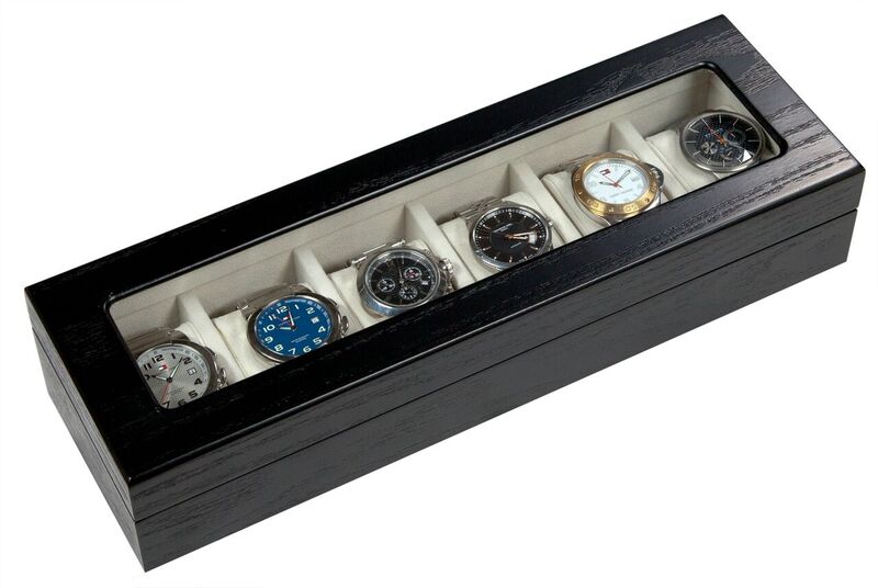 Alpine Wooden 6 Watch Box