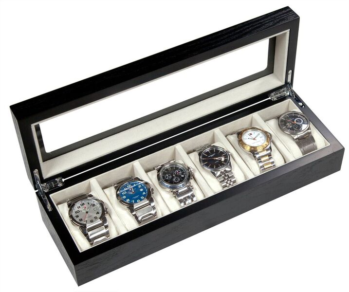 Alpine Wooden 6 Watch Box
