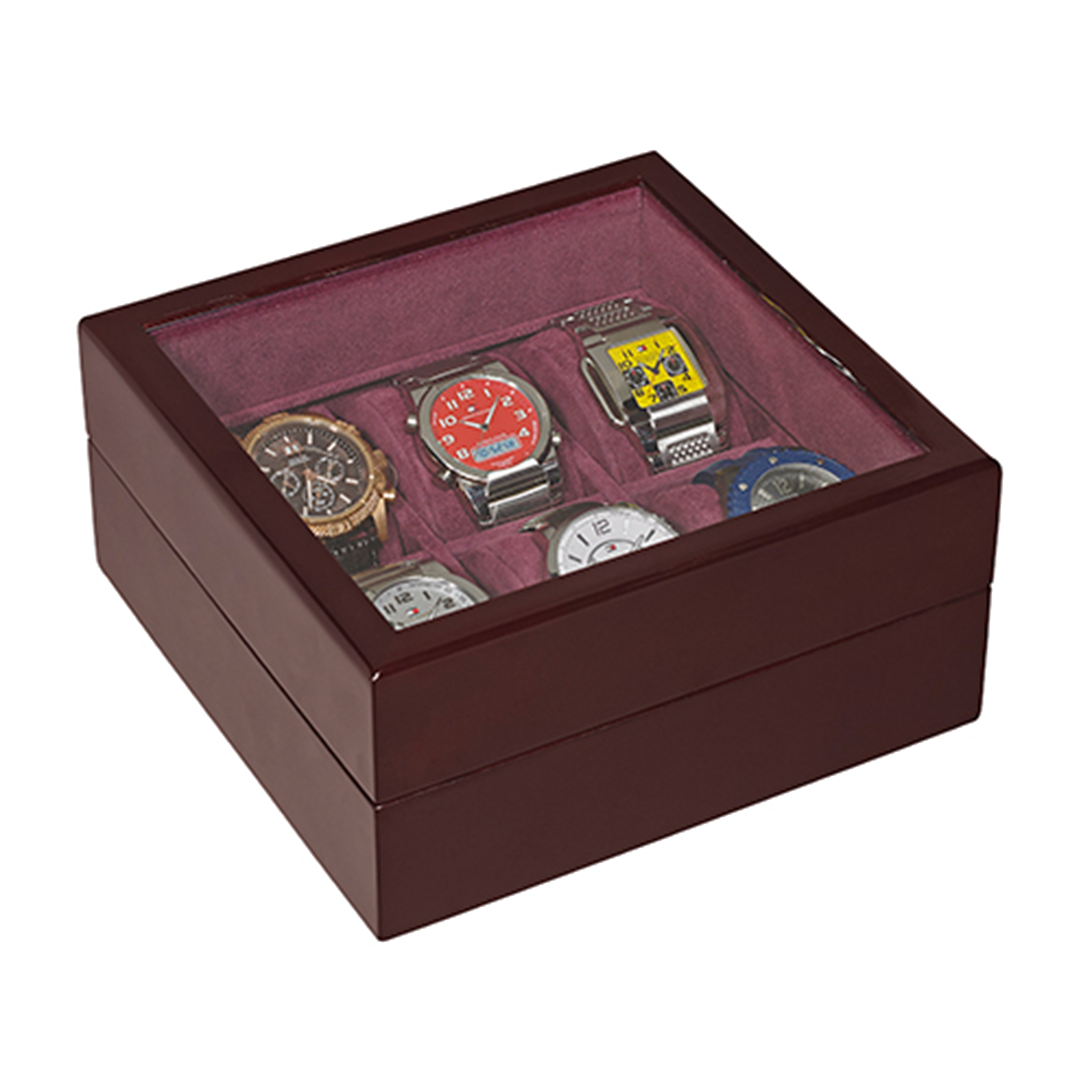 Alpine Wooden 6 Watch Box