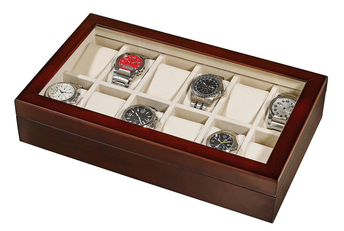 Alpine Wooden 12 Watch Box