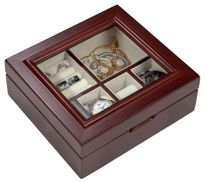 Alpine Wooden Watch & Jewellery Case