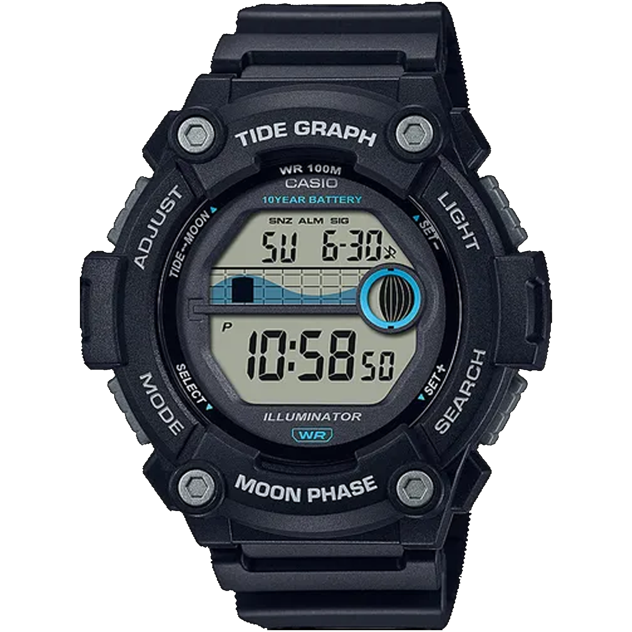 Casio Digital - Black WS1300H-1A