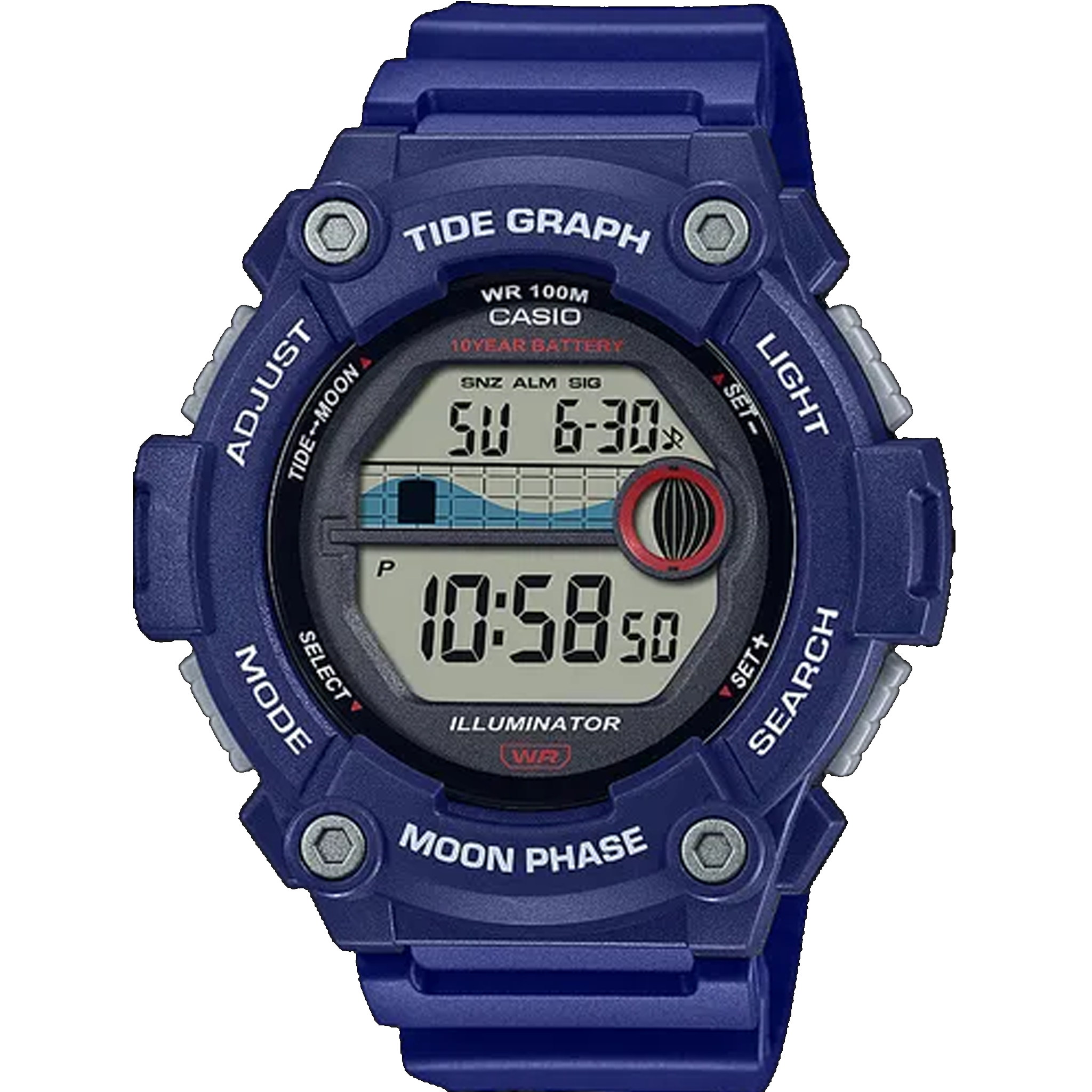 Casio Digital - Blue WS1300H-2A