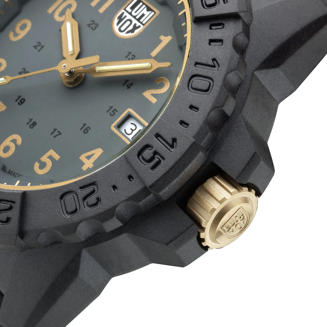 Luminox Navy Seal Watch - 3500 Series Black & Gold