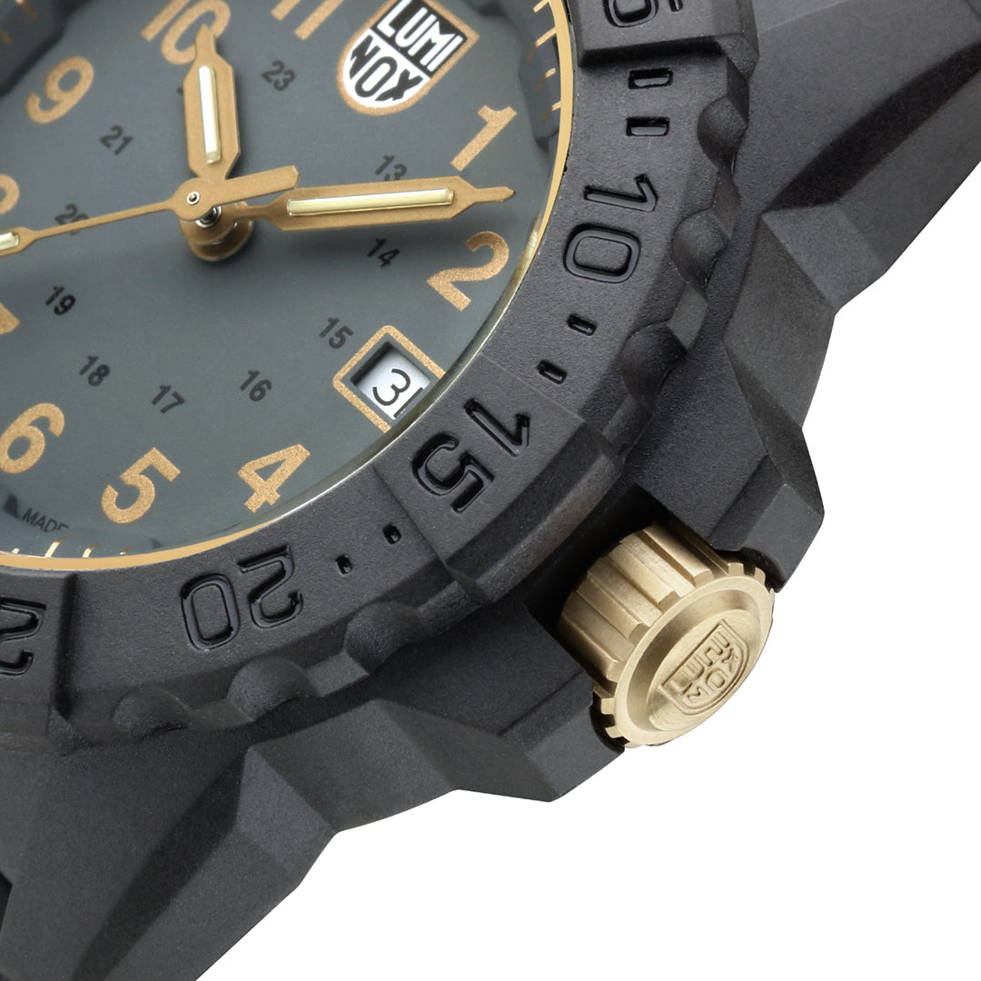 Luminox Navy Seal Watch - 3500 Series Black &amp; Gold
