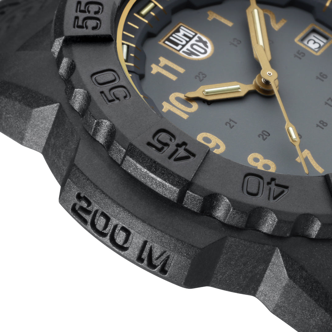 Luminox Navy Seal Watch - 3500 Series Black & Gold