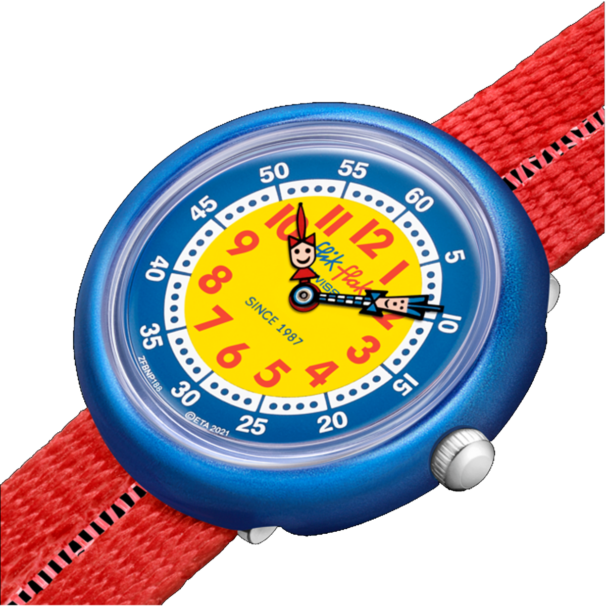 Swatch Flik Flak - Retro Red