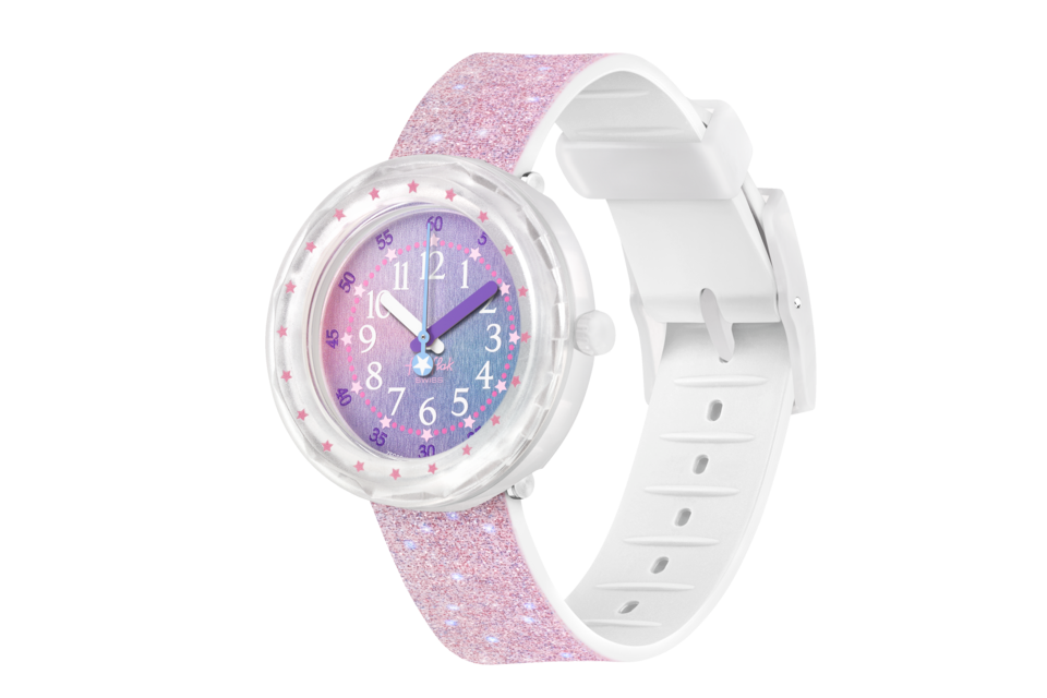 Pink sparkles 2025 swatch watch