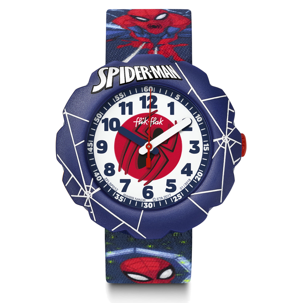 Flik flak spiderman watch clearance