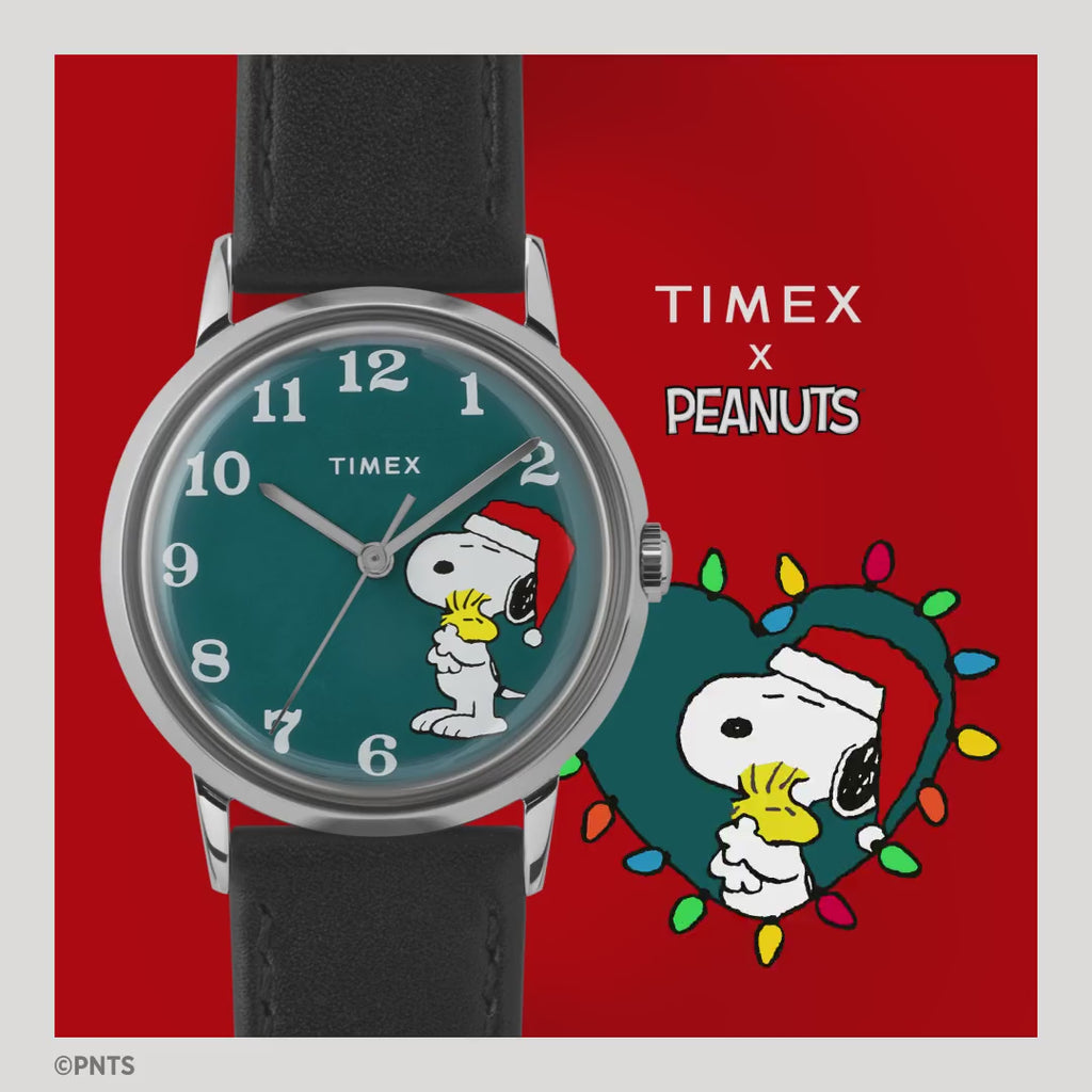 Timex - Marlin® Mechanical x Peanuts - 34mm Snoopy Holiday
