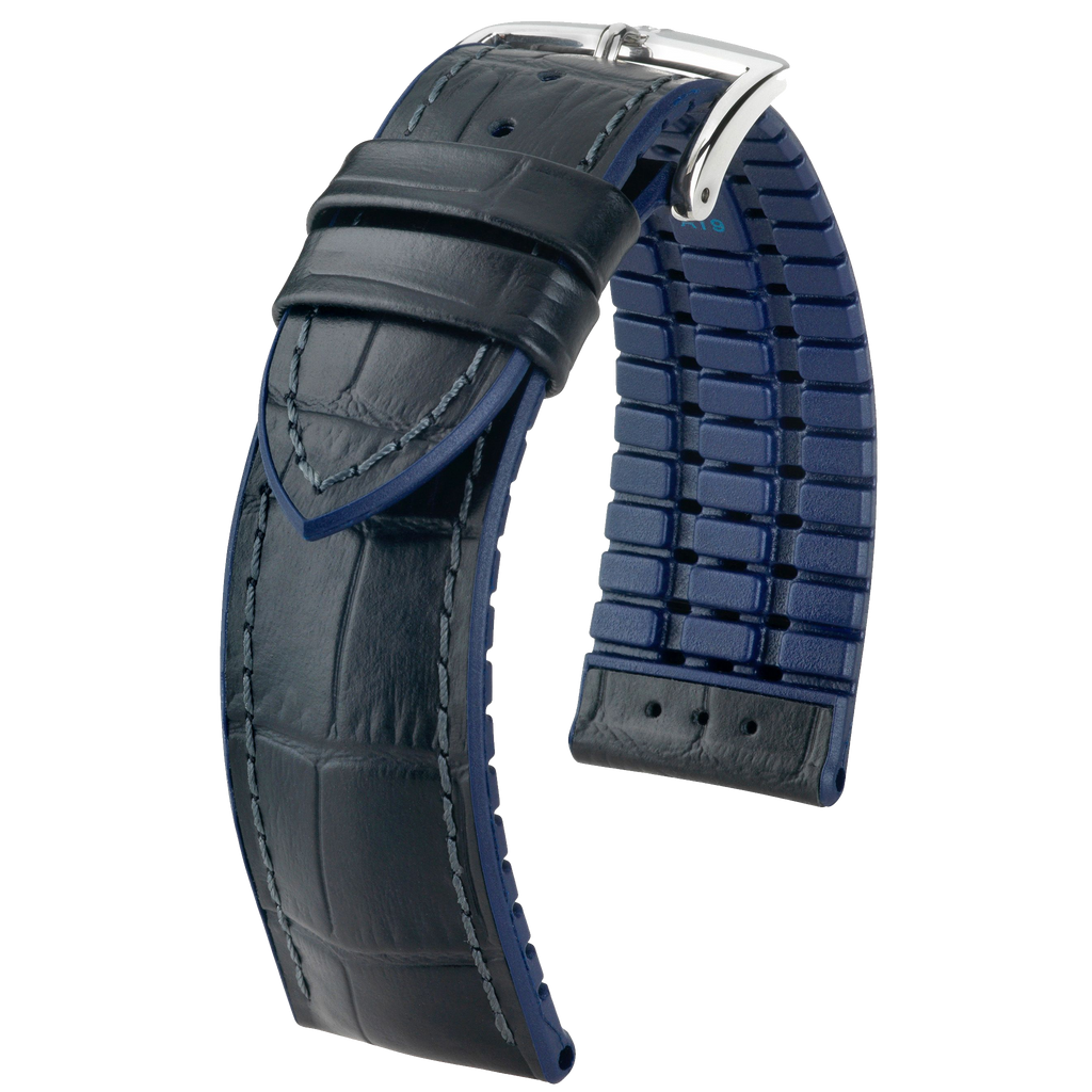 Hirsch Andy Alligator Embossed Performance Watch Strap