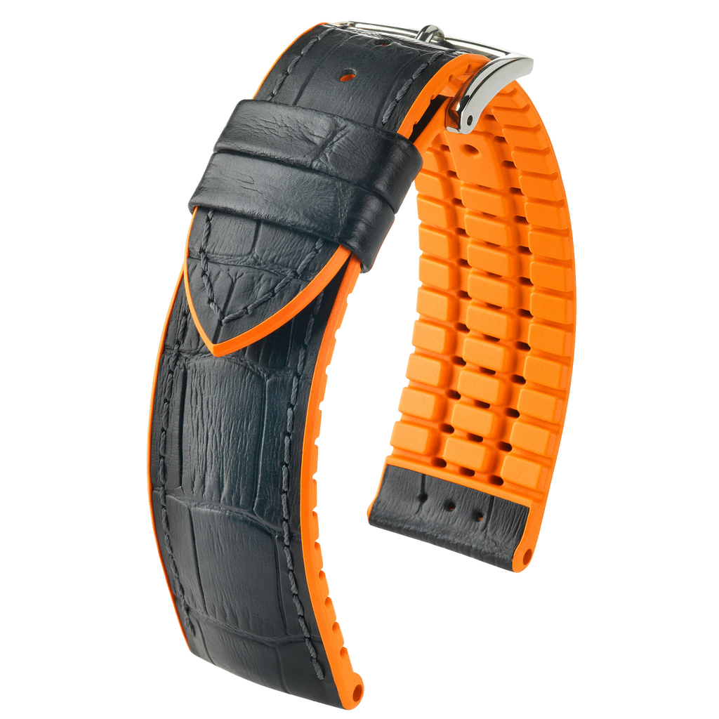 Hirsch Andy Alligator Embossed Performance Watch Strap