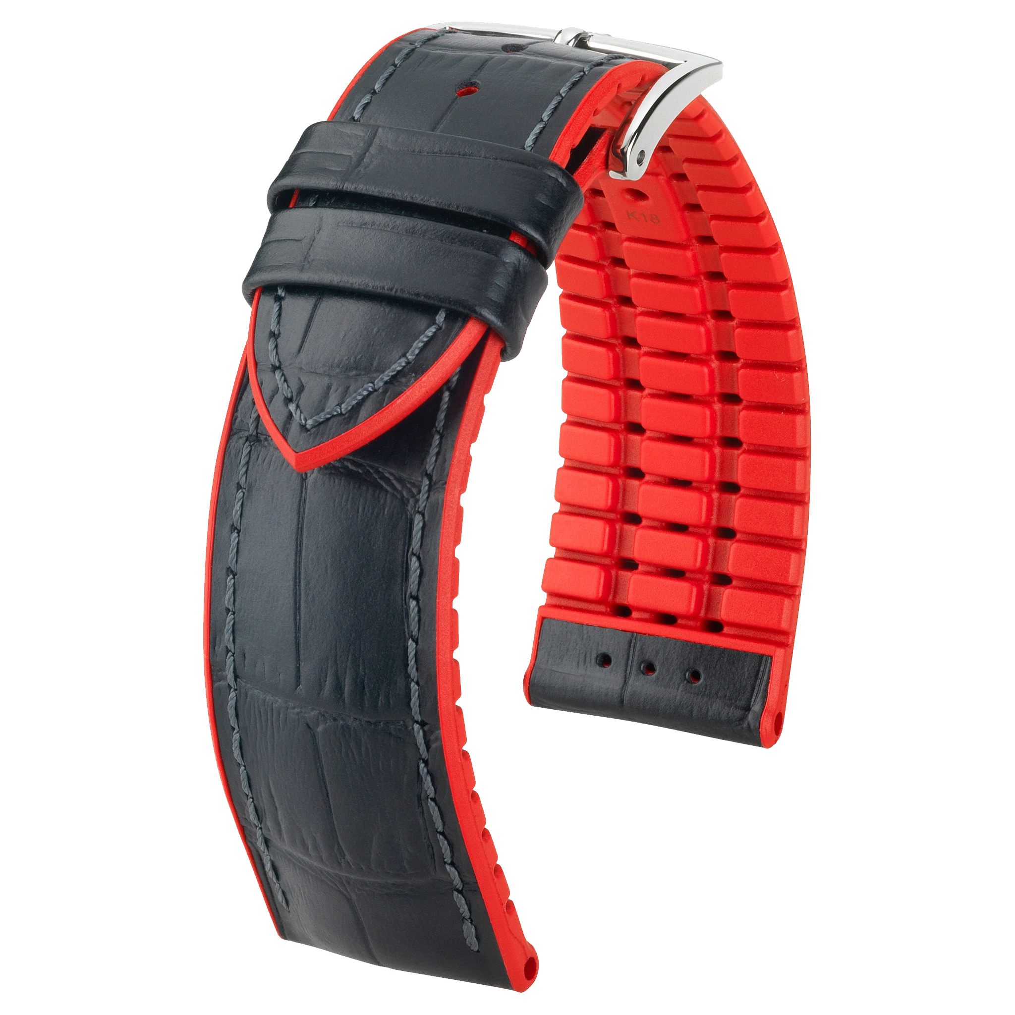 Hirsch Andy Alligator Embossed Performance Watch Strap