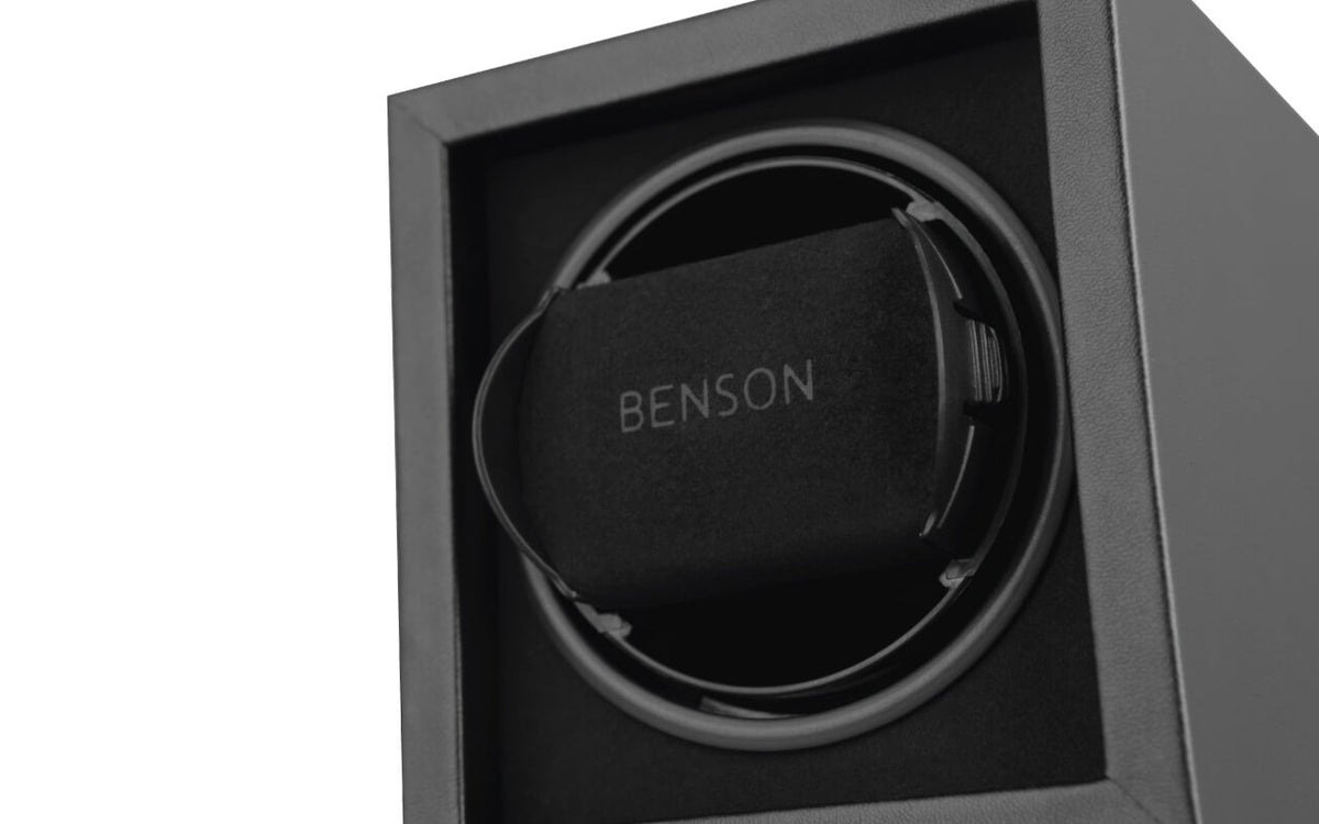 Benson Compact Series - Single Watch Winder in Black