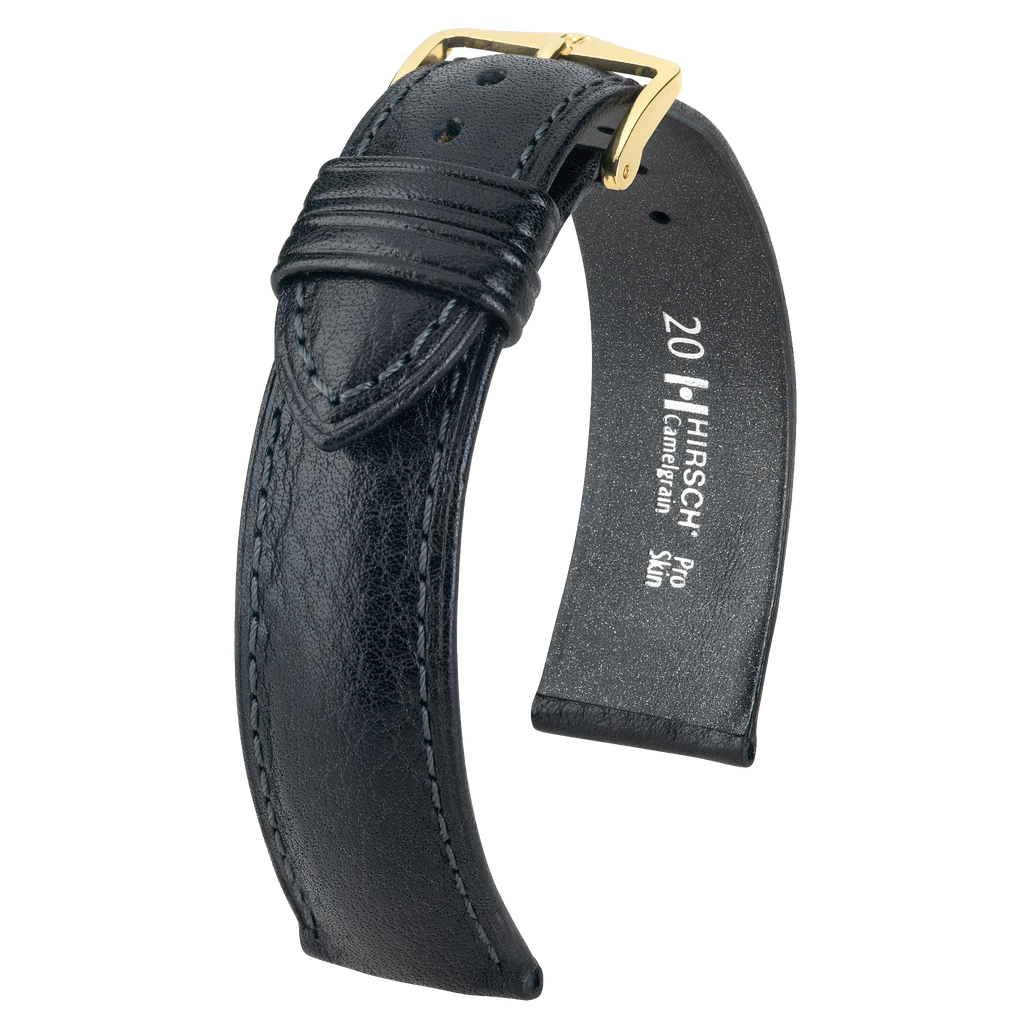 Hirsch CAMELGRAIN No Allergy Leather Watch Strap