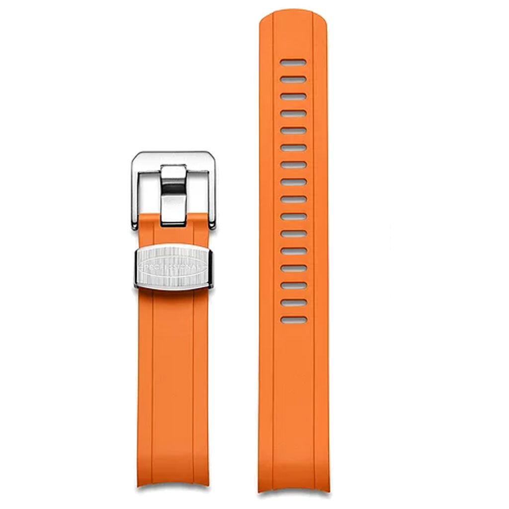 Crafter Blue - Fitted End Rubber Strap for Seiko MM200 & Mini Turtle