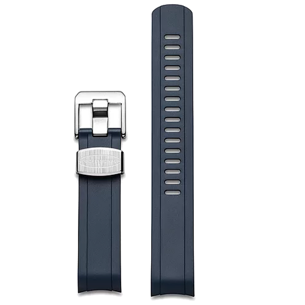 Crafter Blue - Fitted End Rubber Strap for Seiko MM200 & Mini Turtle