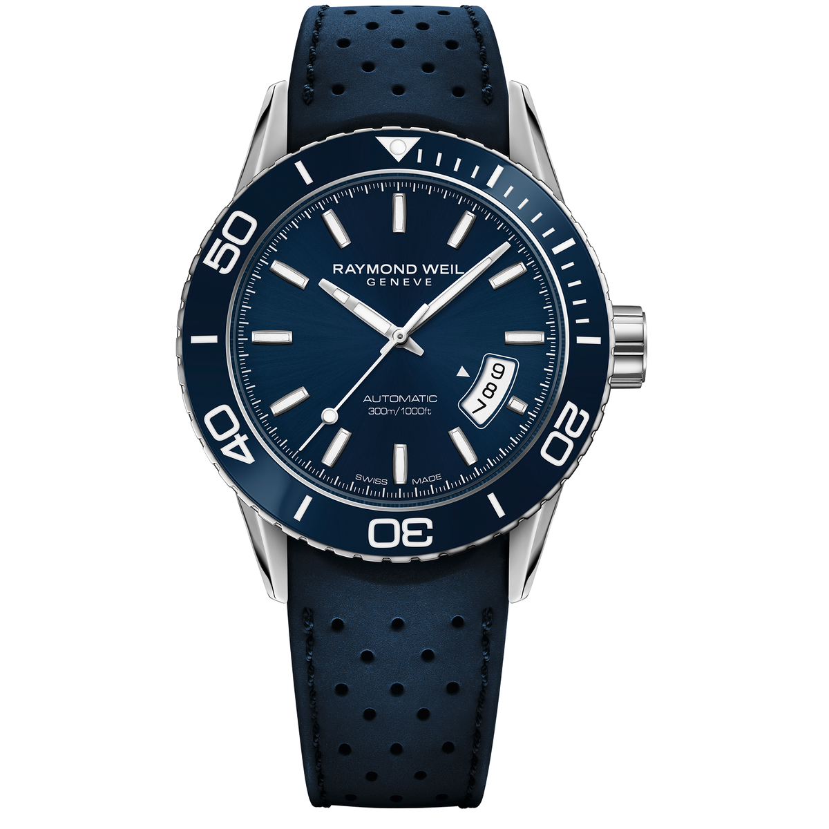 Raymond Weil Watch FREELANCER Blue Dial Automatic Diver 2760 SR3 50001