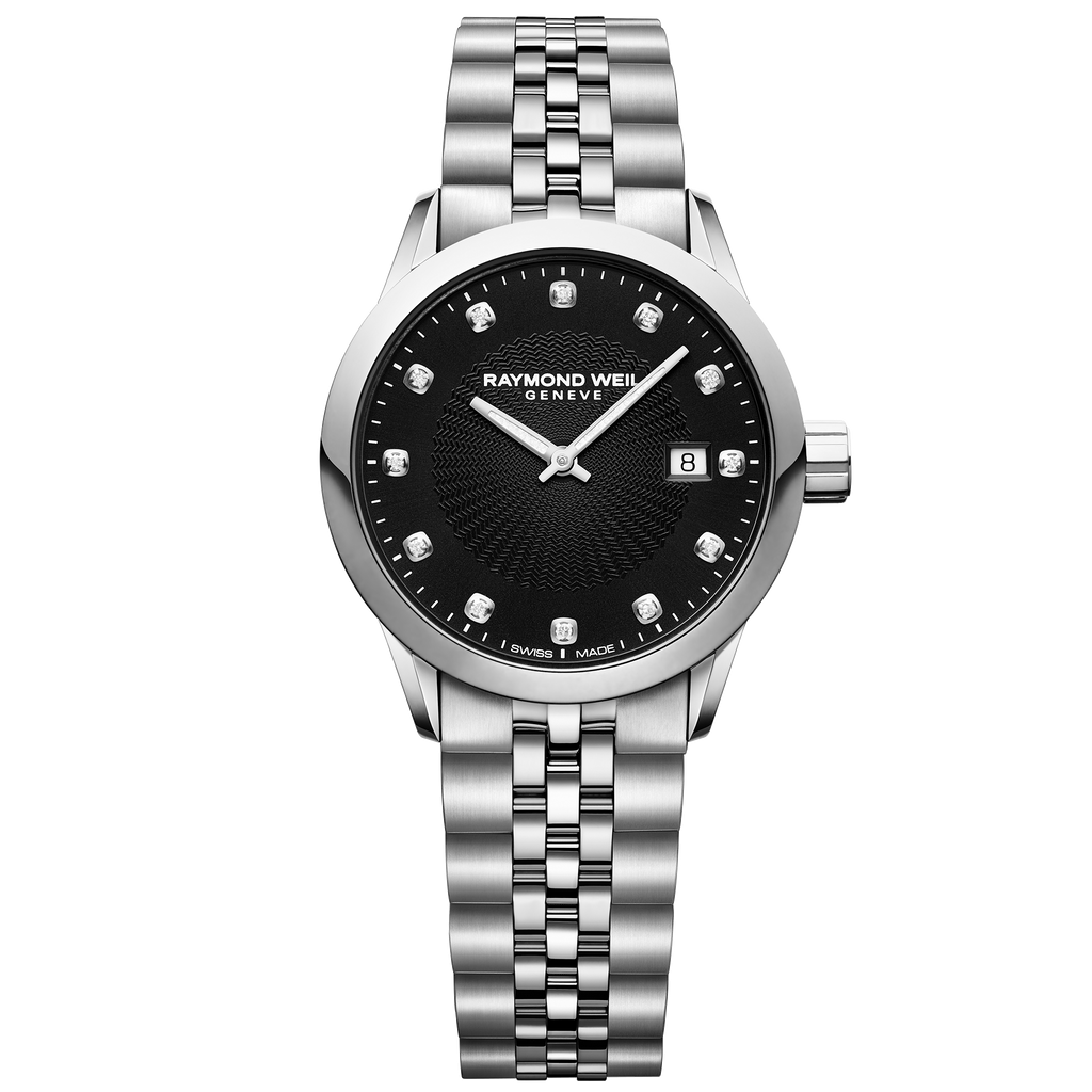 Raymond Weil Watch - FREELANCER 29mm with Black Dial & Diamond Markers
