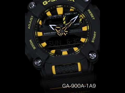 Casio G-Shock - GA900 - Noir et jaune