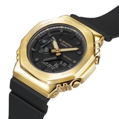 Casio G-Shock - GM2100 Series - Black & Gold- GM2100G-1A9