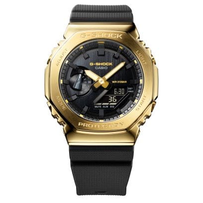 Casio G-Shock - GM2100 Series - Black & Gold- GM2100G-1A9