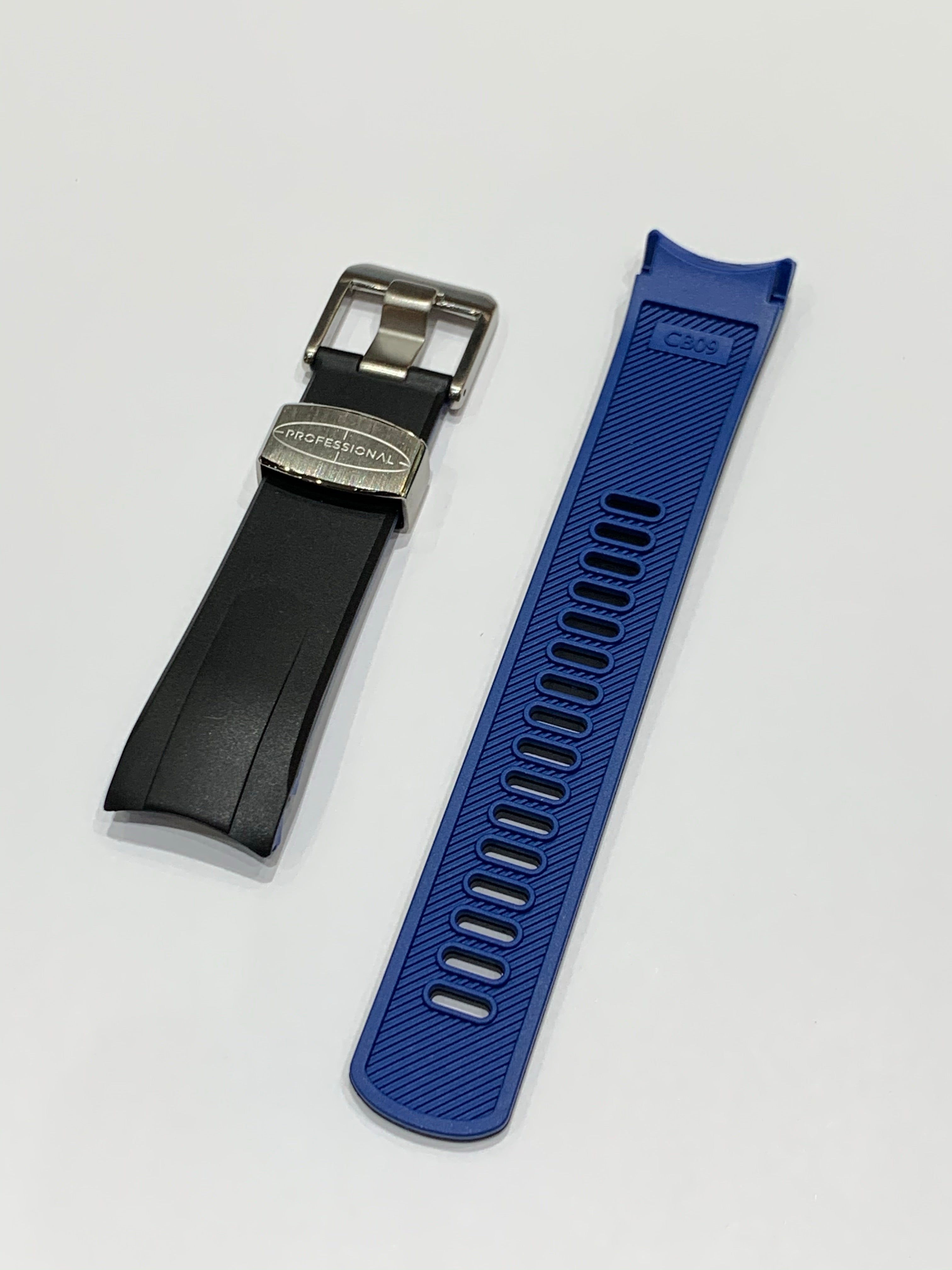 Seiko samurai store silicone strap