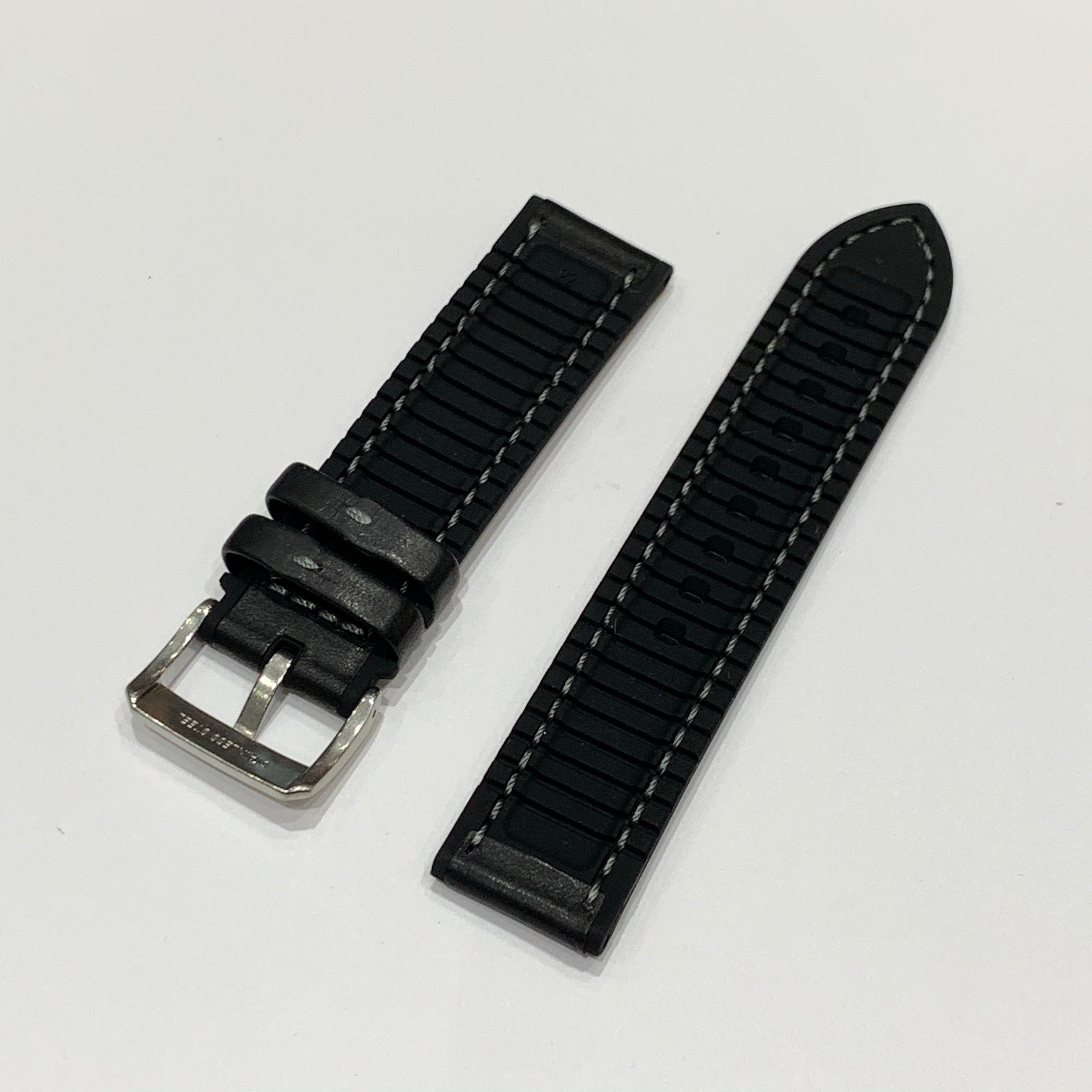 Alpine Watchstrap - Smooth Leather w. Silicone lining