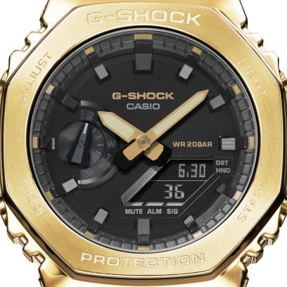 Casio G-Shock - GM2100 Series - Black & Gold- GM2100G-1A9