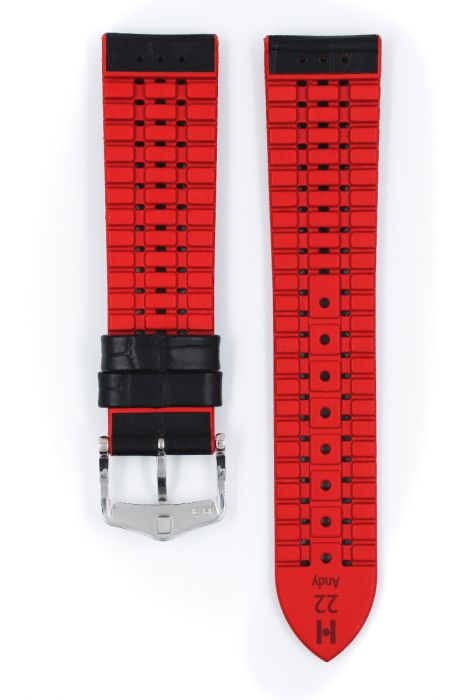 Hirsch Andy Alligator Embossed Performance Watch Strap