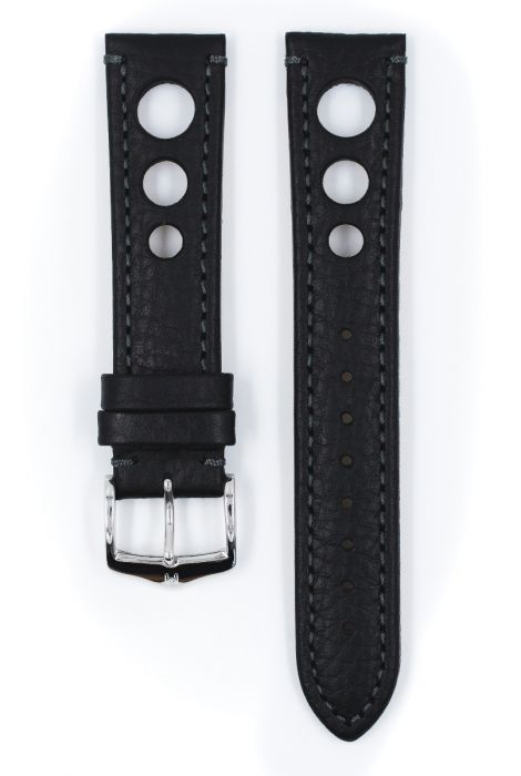 Hirsch RALLY Natural Leather Racing Watch Strap