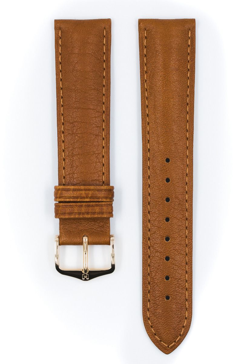Hirsch CAMELGRAIN No Allergy Leather Watch Strap