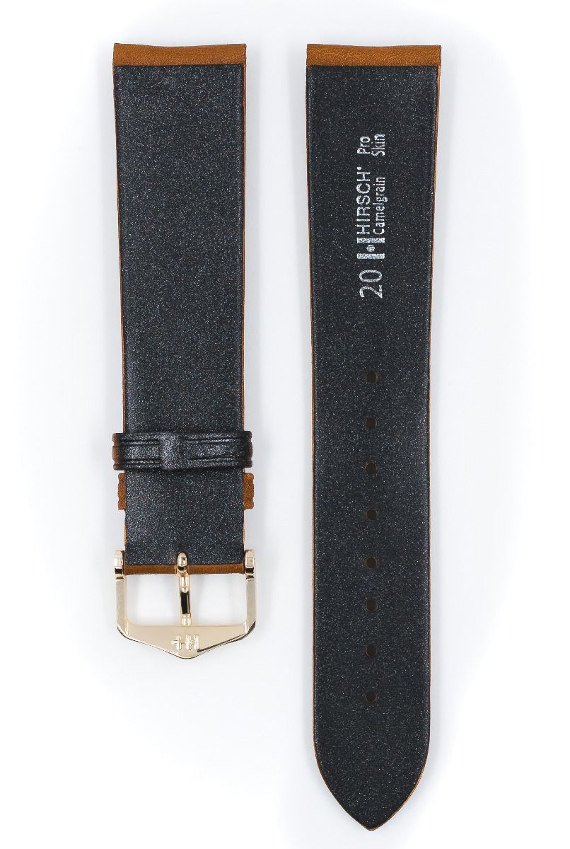 Hirsch CAMELGRAIN No Allergy Leather Watch Strap