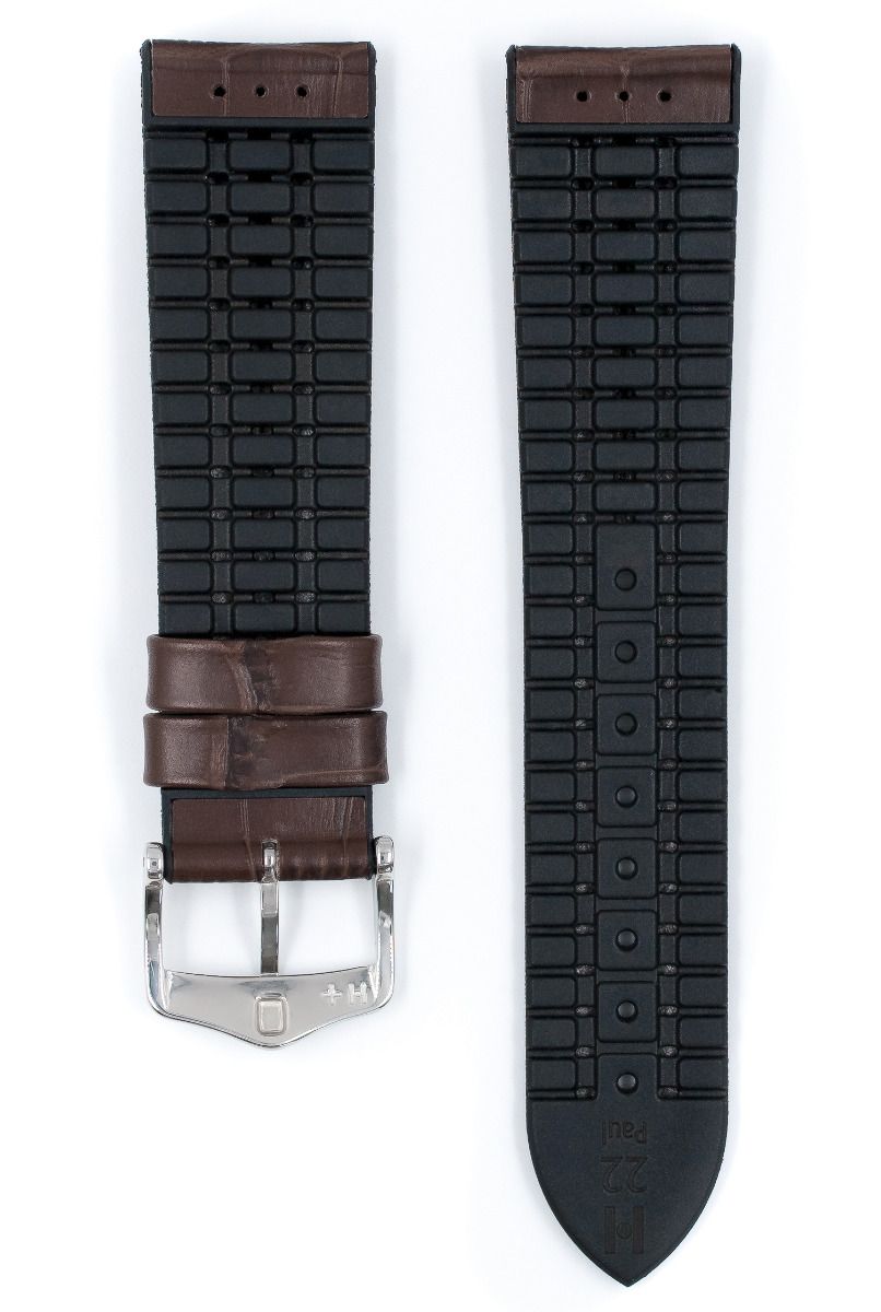 Hirsch PAUL Alligator Embossed Performance Watch Strap