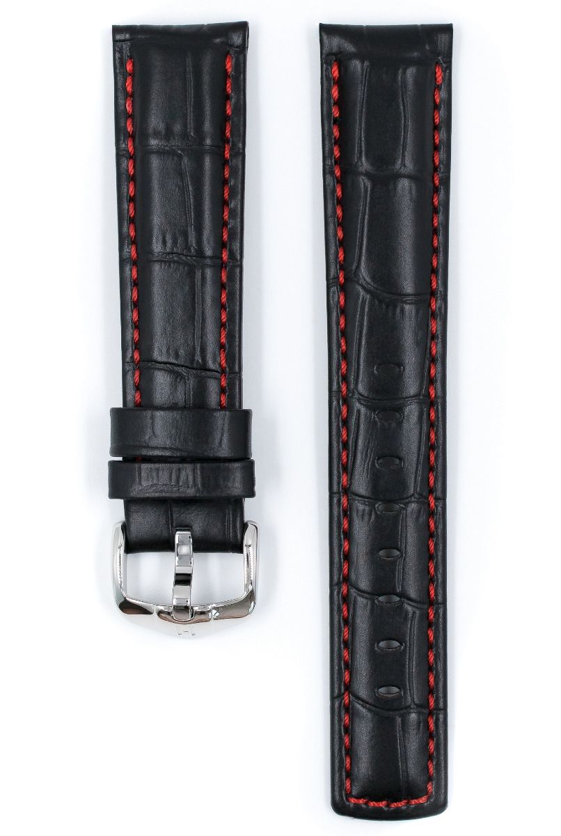 Hirsch GRAND DUKE Alligator Embossed Sport Watch Strap