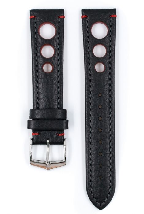 Hirsch RALLY Natural Leather Racing Watch Strap