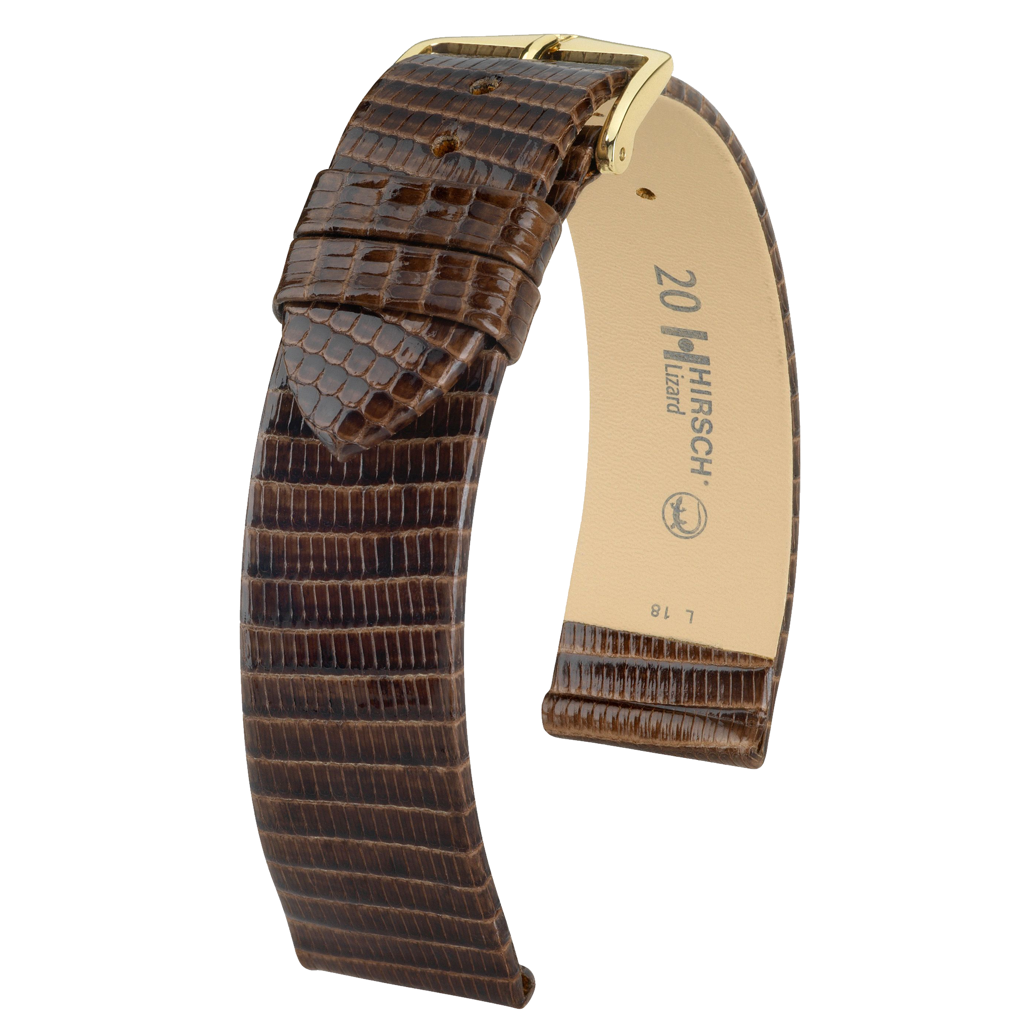 Hirsch LIZARD Leather Watch Strap