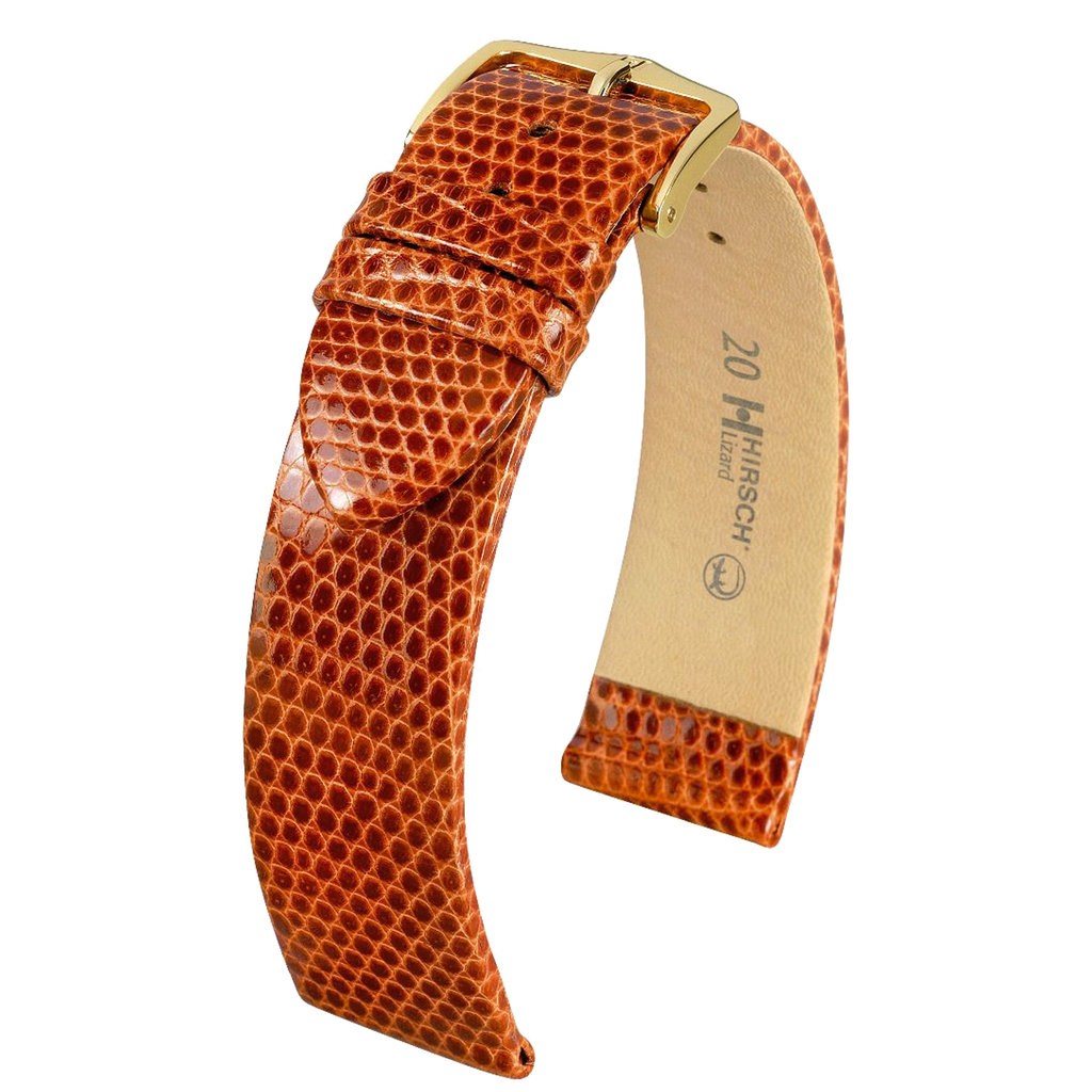Hirsch LIZARD Leather Watch Strap