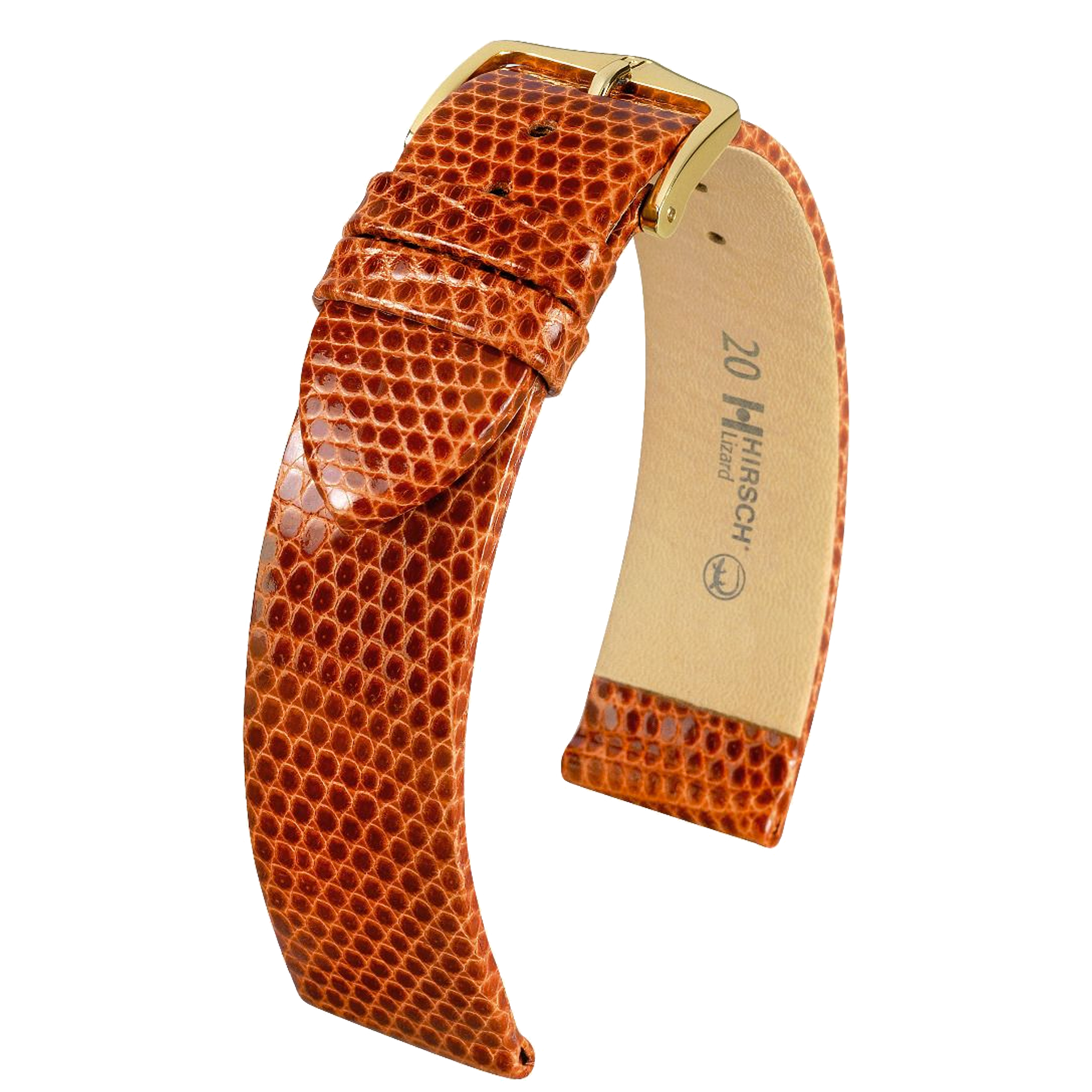 Hirsch LIZARD Leather Watch Strap