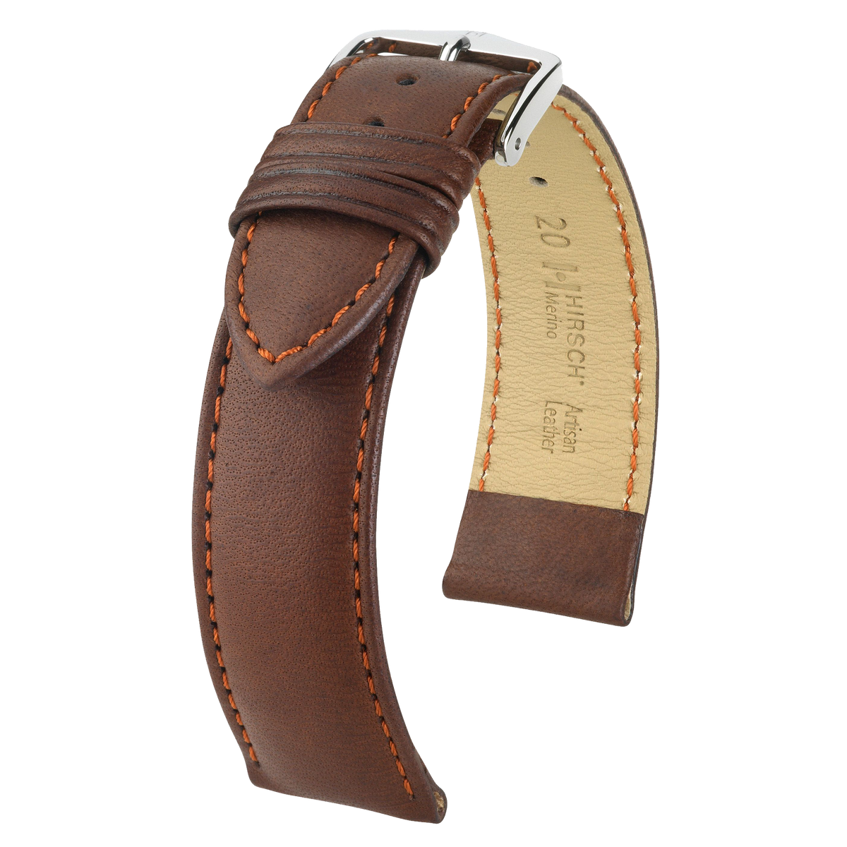 Hirsch MERINO Nappa Leather Watch Strap